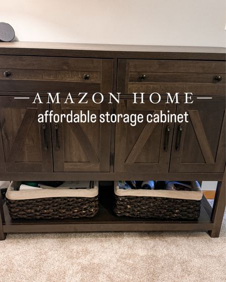 Amazon home finds - affordable storage cabinet 

#LTKfamily #LTKhome