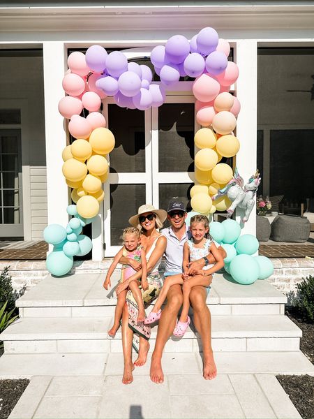We had the best time celebrating Hazel yesterday! Love this balloon arch we got from Target! Wearing size small in swim! 

Loverly Grey, Target finds, swimsuits, balloons, balloon arch 

#LTKParties #LTKFamily