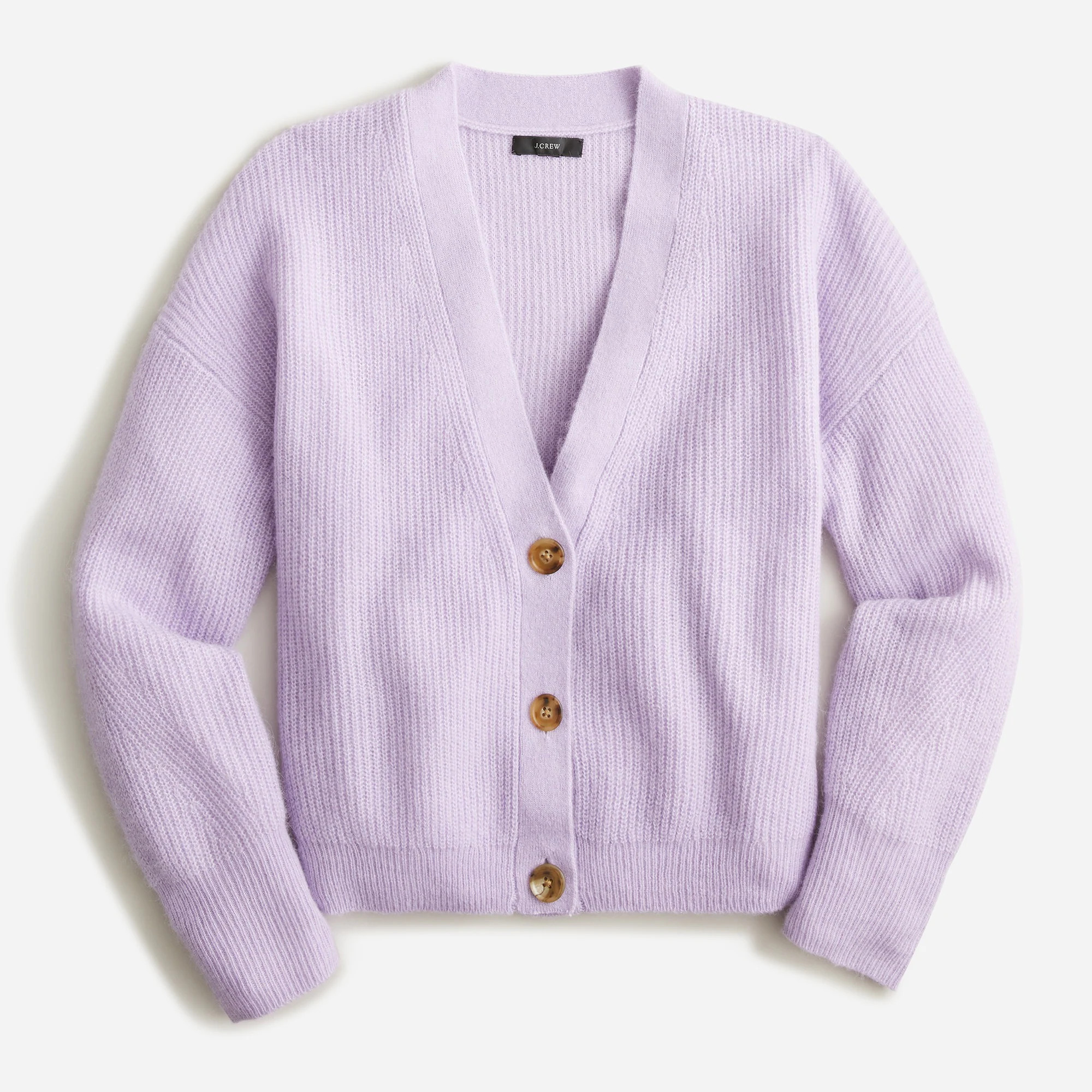 Ribbed V-neck cardigan sweater | J. Crew US
