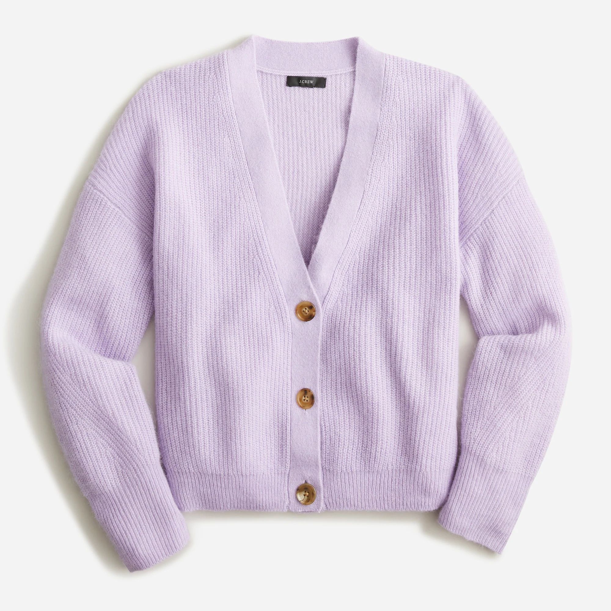 Ribbed V-neck cardigan sweater | J.Crew US