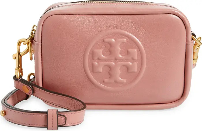 Perry Bombe Glazed Leather Crossbody Bag | Nordstrom