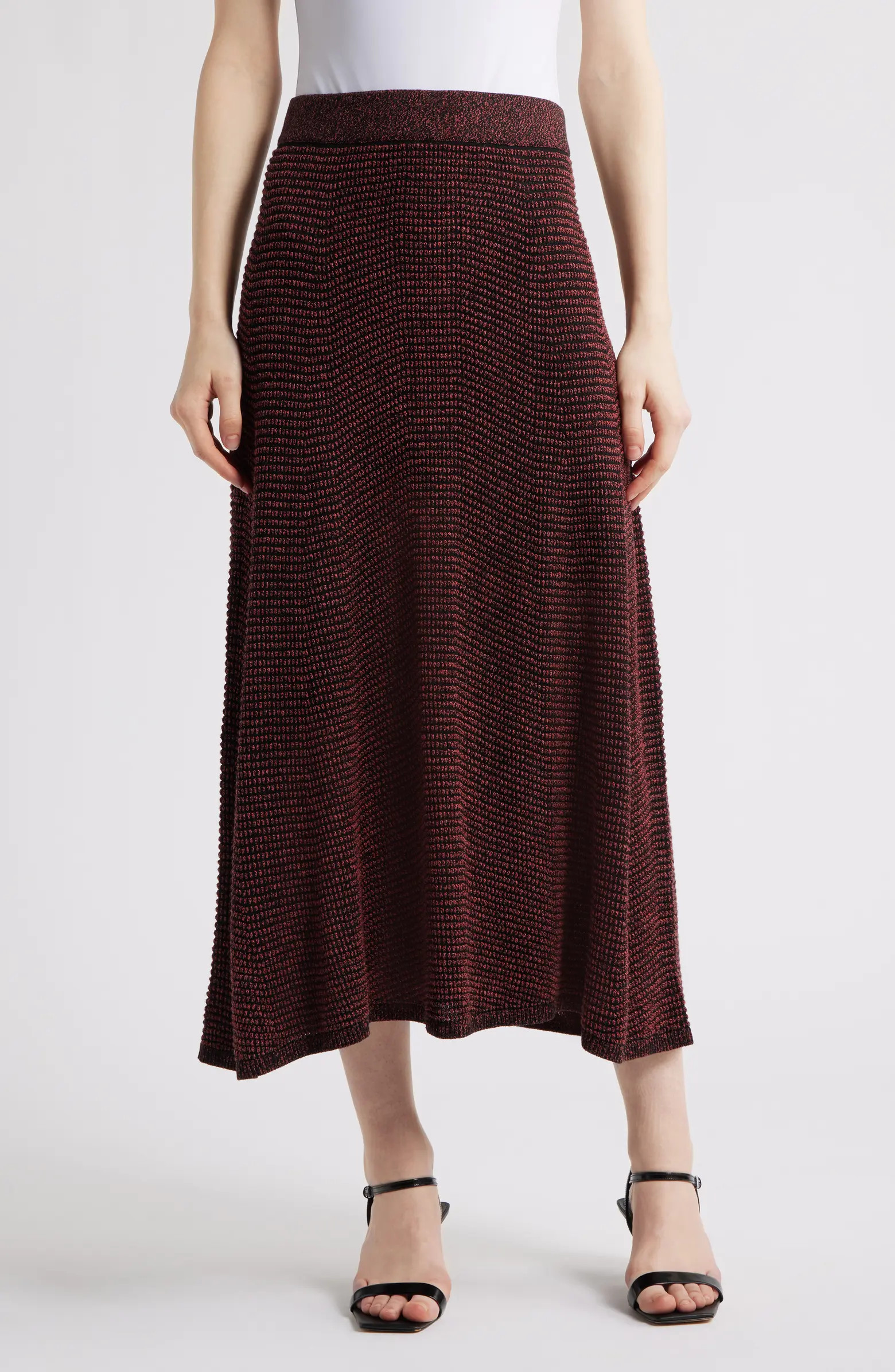 NIC+ZOE Pixel Knit Midi Skirt | Nordstrom | Nordstrom
