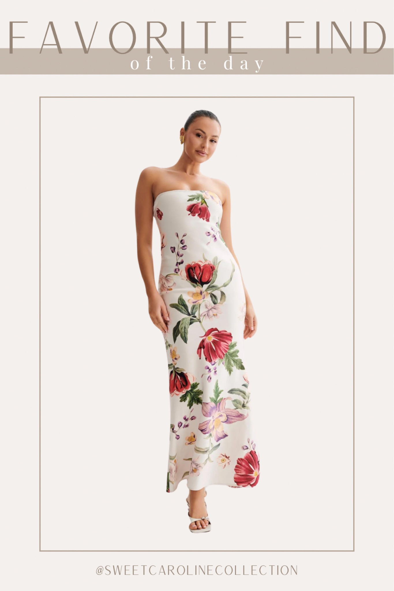 Favorite find of the day 🌺

I’m OBSESSED with this Claudette strapless satin Rosa print maxi dress from Meshki! It’s so beautiful and fun for summer! This is a perfect outfit to wear to dinner on vacation, to a wedding or special event, or even for date night! 🌺

MESHKI, Revolve, floral dress, rosette dress, purple dress, Peppermayo, strapless dress, vacation dress, linen dress, shell dress, Petal + pup, matching set, sabo skirt, pink set, beach outfit, summer outfit, linen set, Amazon, Peppermayo, showpo, Dress, revolve, Elliatt, floral dress, rosette dress, Amanda uprichard, romper, Heartloom, free people, ASTR, MISA, cleobella, majorelle, Zimmermann, loveshackfancy, likely, yumi Kim, rails, Bardot, floral dress, wedding guest dress, Rachel Parcell, white dress, bride, wedding, Shopbop, English factory, heels, mules, Steve Madden, Tony Bianco, target, Anthropologie, Rachel parcell, workwear, sweater, dress, mini dress, midi dress, work dress, Tory Burch, neiman Marcus, Shoes, heels, mules, slingbacks, Sam Edelman, Prada, lululemon, shoulder bag, tote, top handle bag, belt bag, jacquemus, DSW, Macys, tuckernuck, lulus, revolve, ASTR, petal and pup, show me your mumu, Nine West, j.crew, coach, Chinese laundry, dolce vita, journee, Bag, purse, coach, bow, shoulder bag, accessories, coachtopia, love, new arrival, best seller, must have, most wanted, designer, loeffler Randall, dsw, musinsa, Amazon, dupe, radley London, affordable, under 300, under 200, under 100, sale, gift idea, gift guide, spring style, summer fashion, shoes, classy, sweet Caroline collection

#LTKfindsunder100 #LTKtravel

#LTKFindsUnder100 #LTKSeasonal #LTKStyleTip