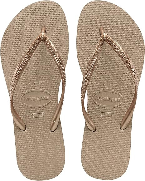 Havaianas Women Slim, Rose Gold, 6/7 | Amazon (DE)