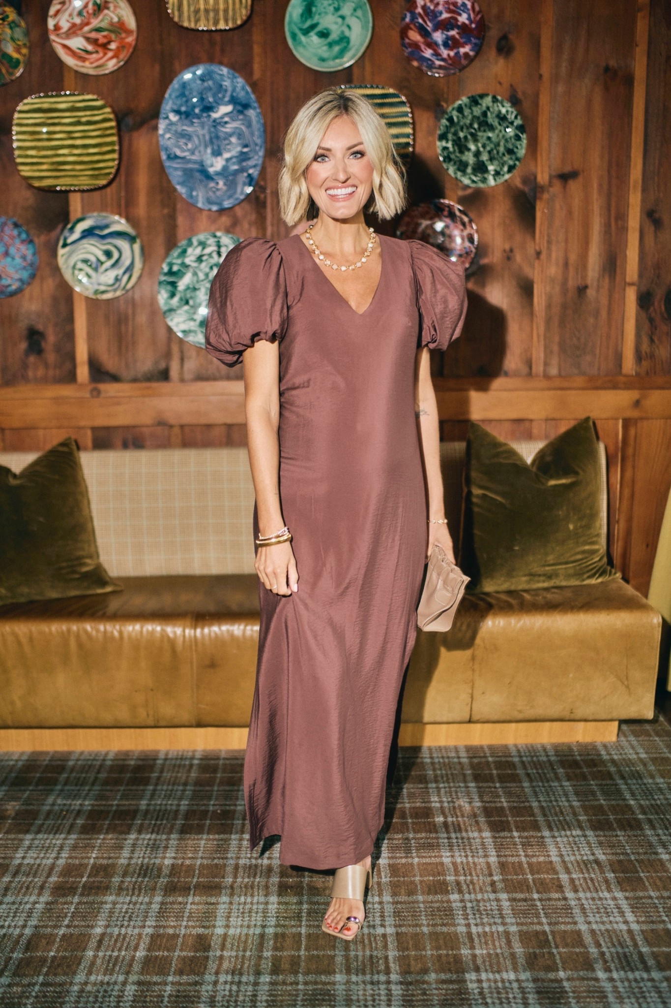 Coming next week: this mocha puff sleeve midi dress is a fall must-have! With its rich color and feminine silhouette, it’s perfect for seasonal events, date nights, or elevated everyday wear! Wearing S!

Loverly Grey, mocha midi dress, puff sleeve dress, fall fashion, Anthropologie, fall style

#LTKStyleTip #LTKSeasonal