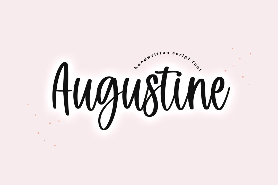 Augustine Font Handwritten Script Font, Cricut Fonts, Calligraphy, Cursive Font, Crafting Fonts, ... | Etsy (US)