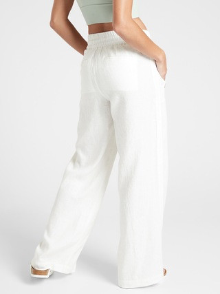 Cabo Linen Wide Leg Pant | Athleta