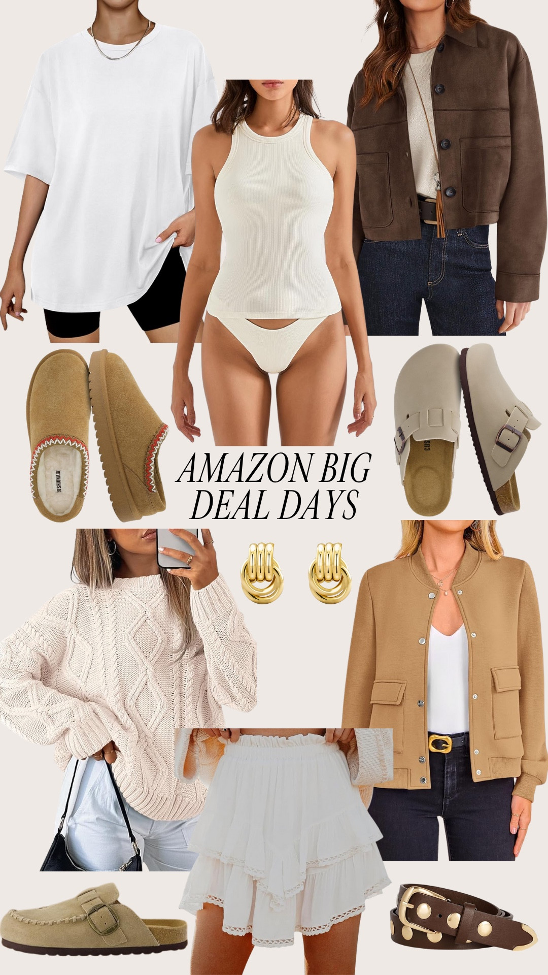 The Amazon Big Deal Days is here and runs from October 7-8th! Shop my favorite fashion finds that are on sale! 

Fall outfits
Fall fashion
Fall style
Amazon outfits
Amazon fashion
Amazon style
Amazon prime sale
Prime day
Brown belt
Suede shoes
Loafers
Clogs
Gold earrings
Suede jacket
White tee
Sweater
Skirt
Tank top

#LTKStyleTip #LTKSaleAlert #LTKFindsUnder100