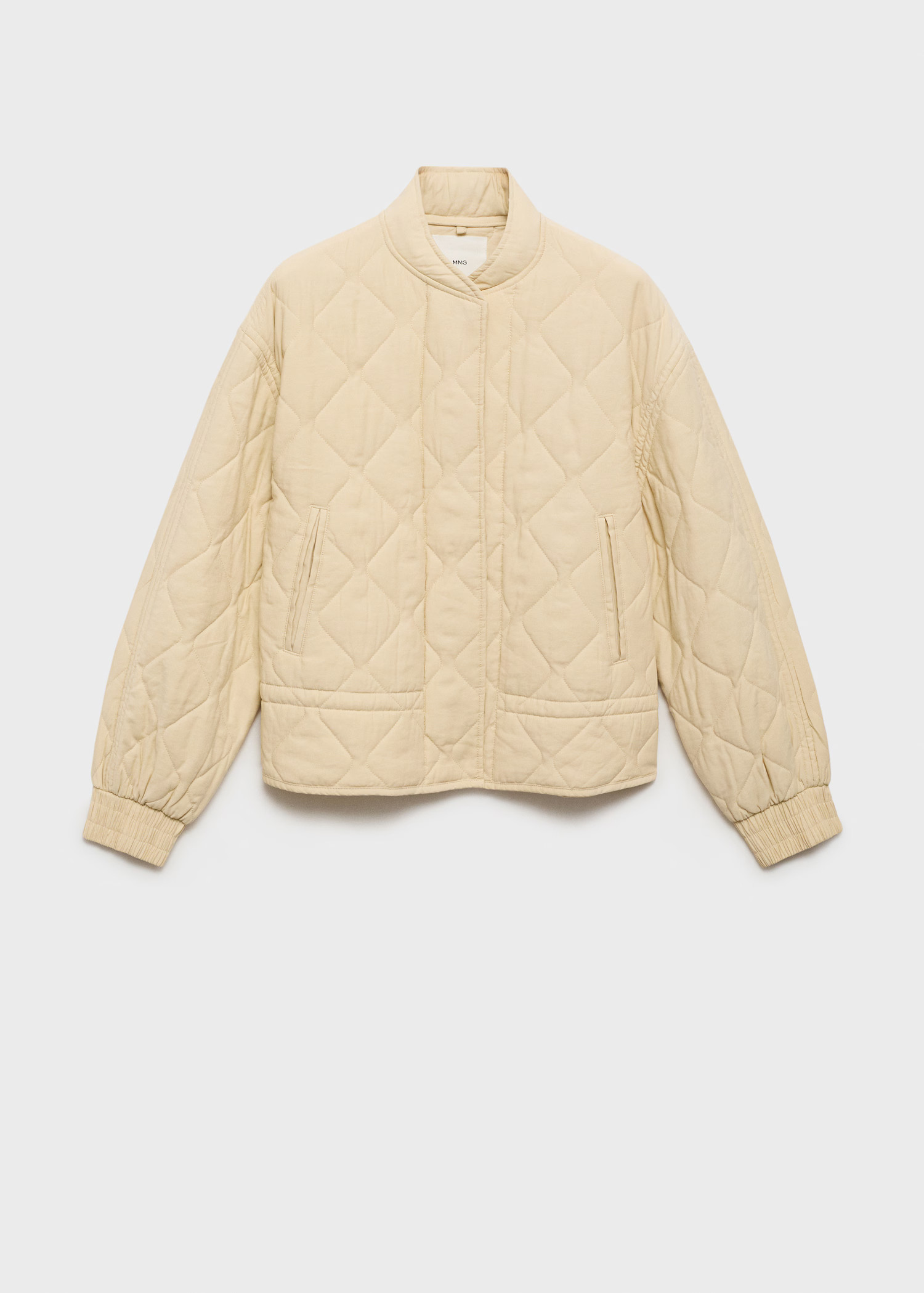 Quilted bomber jacket - Women | MANGO United Kingdom | MANGO (UK)