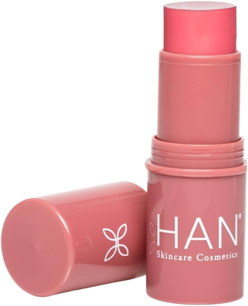 HAN Skincare Cosmetics Vegan, Cruelty-Free 3-in-1 Multistick for Cheeks, Lips, Eyes, Coral Hibisc... | Amazon (US)