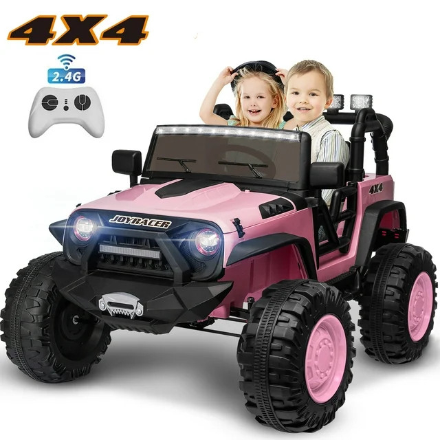 Joyracer 4x4 24V Kids Ride on Car Truck w/ 2 Seater Remote Control, 4*200W Motor 9AH Battery Powe... | Walmart (US)