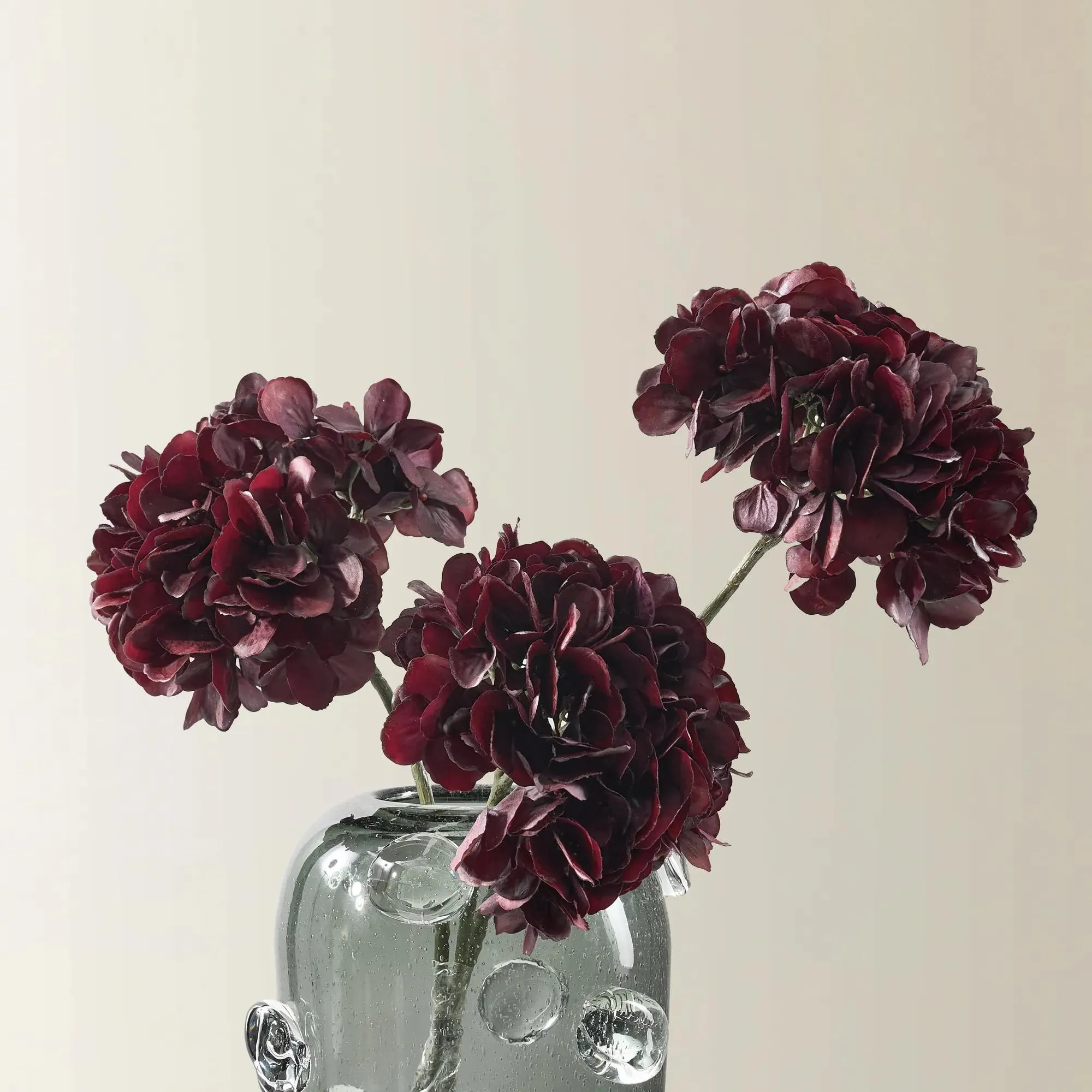 Faux Fig Hydrangea Real Touch Stem 18.5" Set of 3 | Z Gallerie