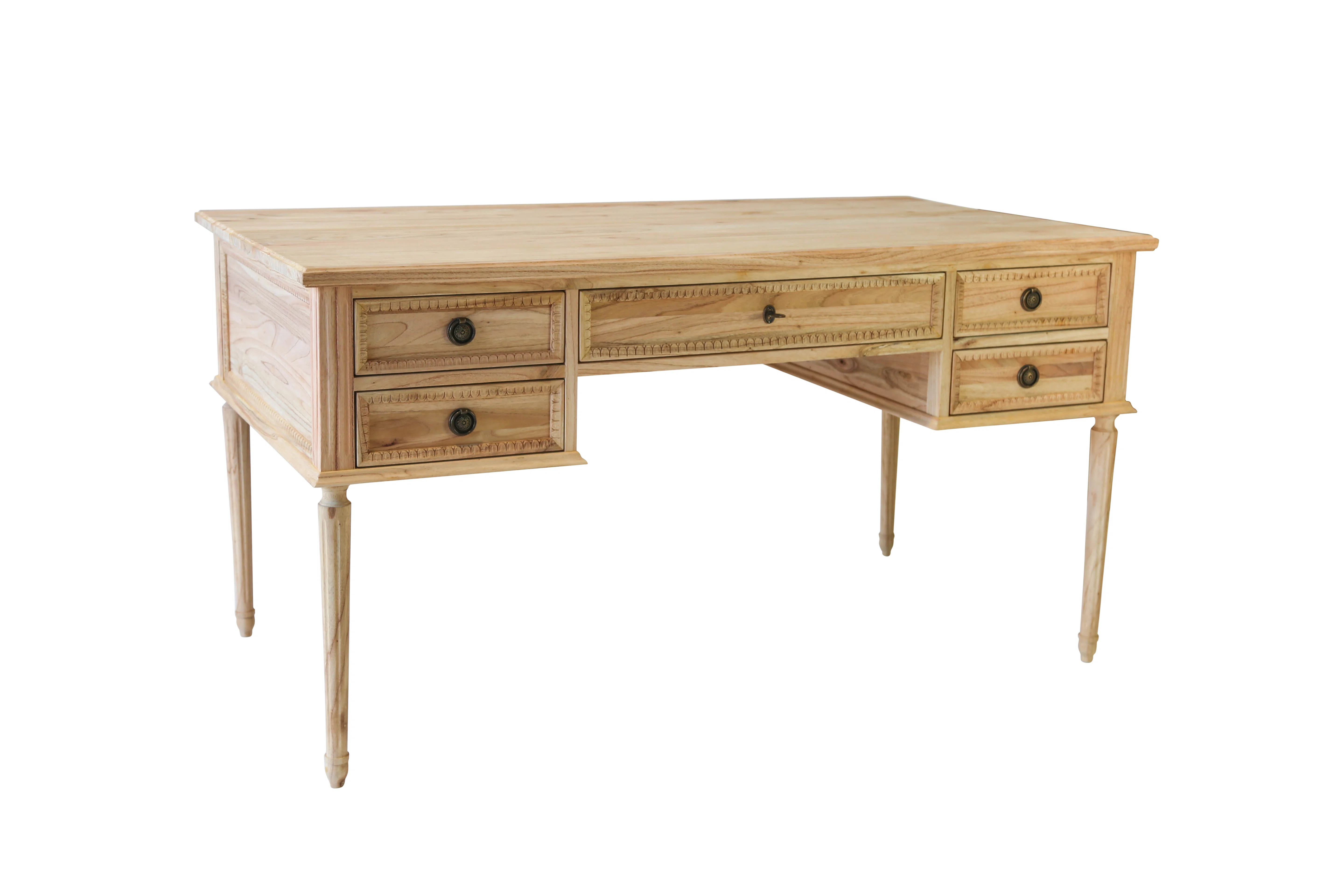 Colette Solid Wood Executive Desk | Wayfair North America