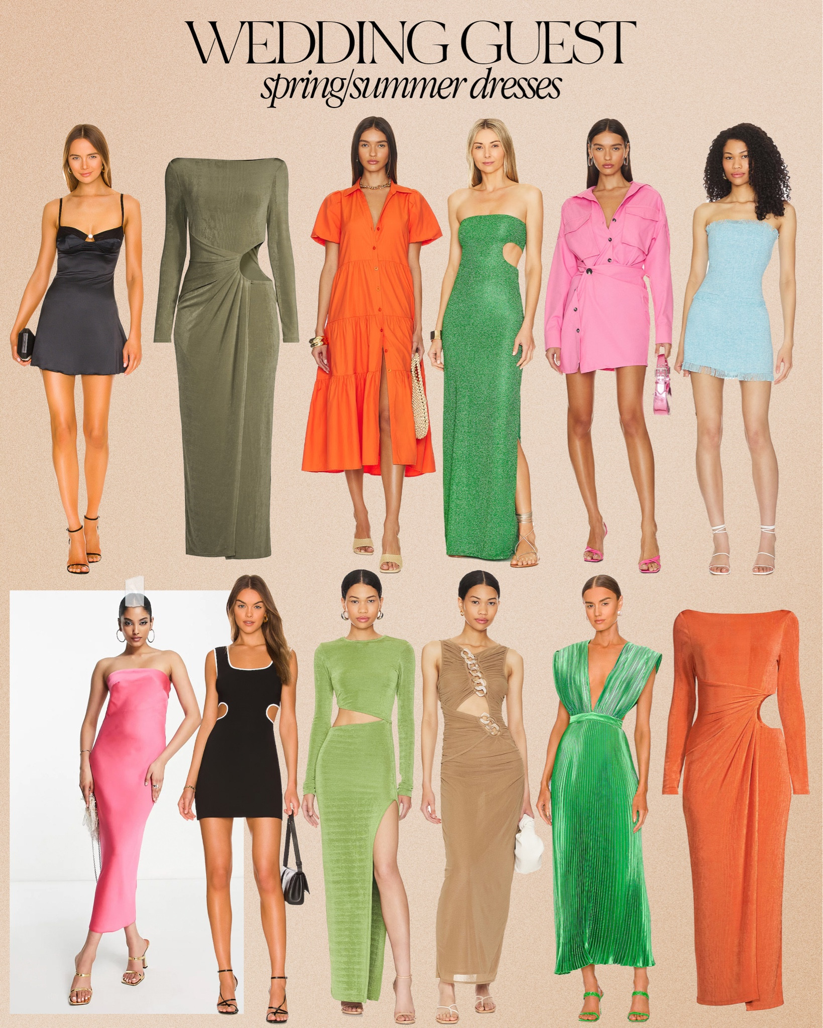 Wedding guest dresses for spring/summer 🌸

#LTKSeasonal #LTKwedding