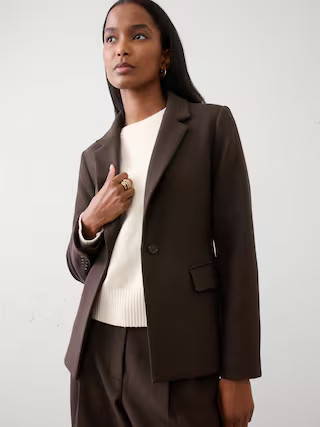 Double Weave Blazer | Banana Republic Factory