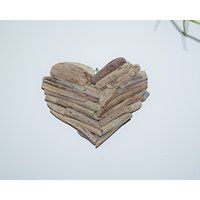 Handmade Heart Wall Art 6 Inch/15 cm, Drift Wood Heart, Art, Home Decor, Room Living Room, Gift Idea | Etsy (US)