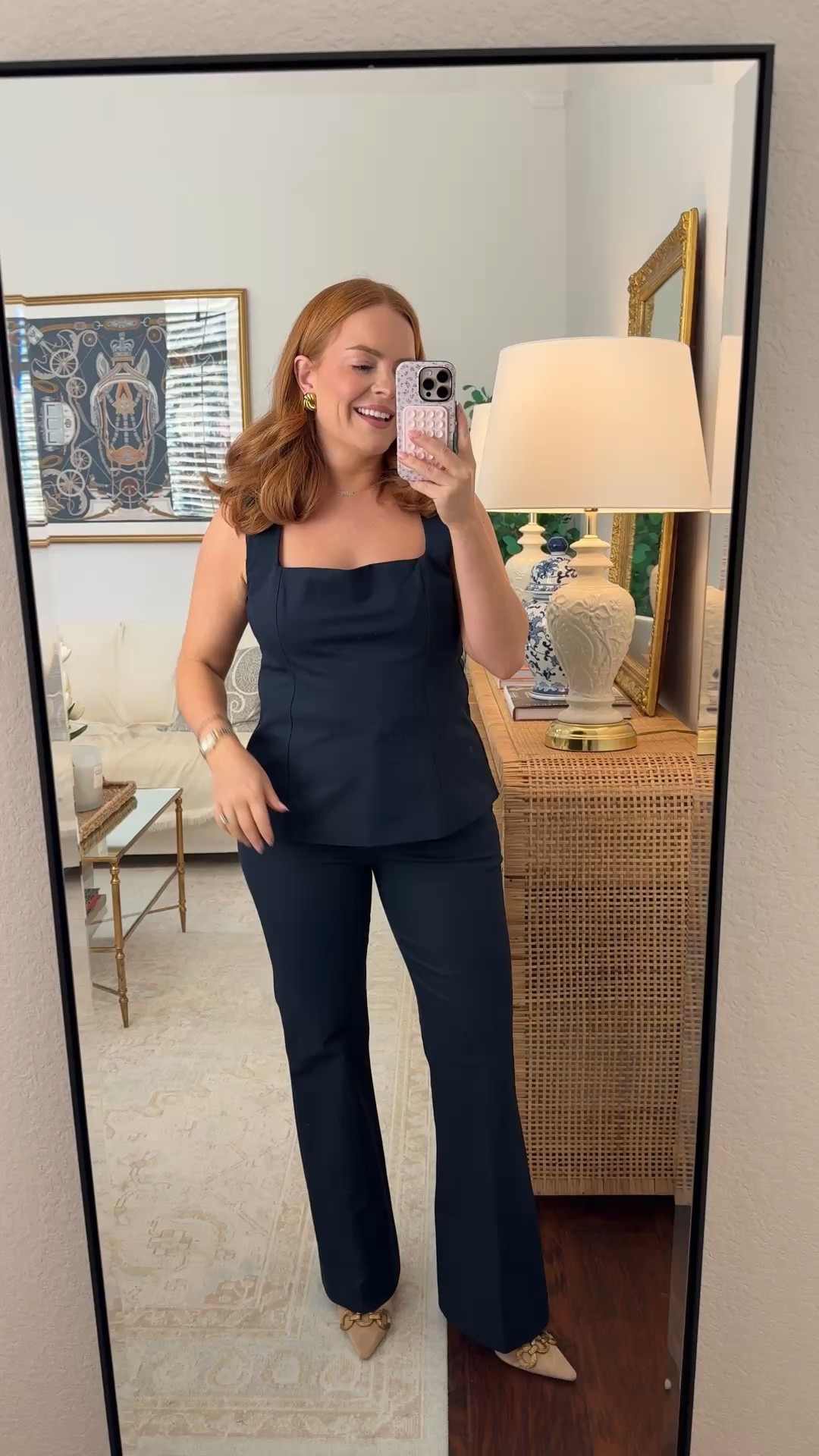 Abercrombie LTK spring sale, “AFLTK” saves 25% off!

Wearing the tailored vest + matching trousers and I LOVE how polished this set feels for work or meetings.

Sizing: vest M (wish I had gotten a small) , trousers M (regular length)

Pro: super flattering tailoring and looks like a full suit but still feminine
Con: vest runs slightly structured so if you’re between sizes you may prefer sizing up

#LTKmomlife #LTKSpringSale #LTKWorkwear