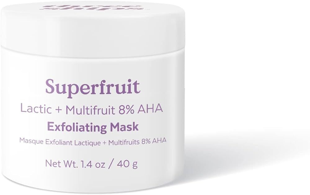 Three Ships Superfruit Lactic and Multifruit 8% AHA Exfoliating Mask – As Seen on Dragons’ De... | Amazon (US)