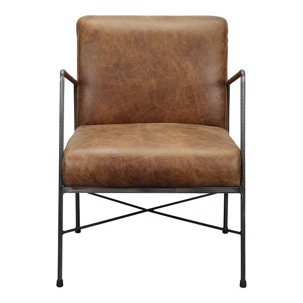 Dagwood Leather Small Accent Chair | Scout & Nimble