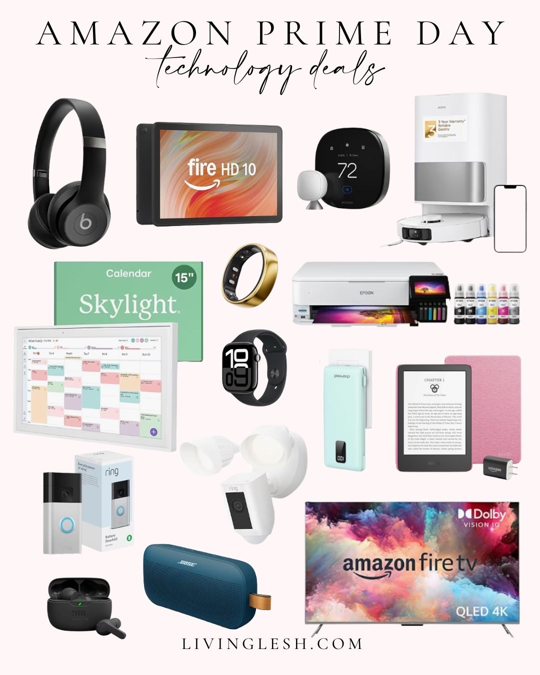 Amazon prime day | Amazon finds | Technology deals | Prime day | Prime day sale | Apple Watch | Fire TV | Bose speaker | Skylight calendar | Ring doorbell | Ring camera | Amazon technology

#LTKFindsUnder100 #LTKHome #LTKSaleAlert