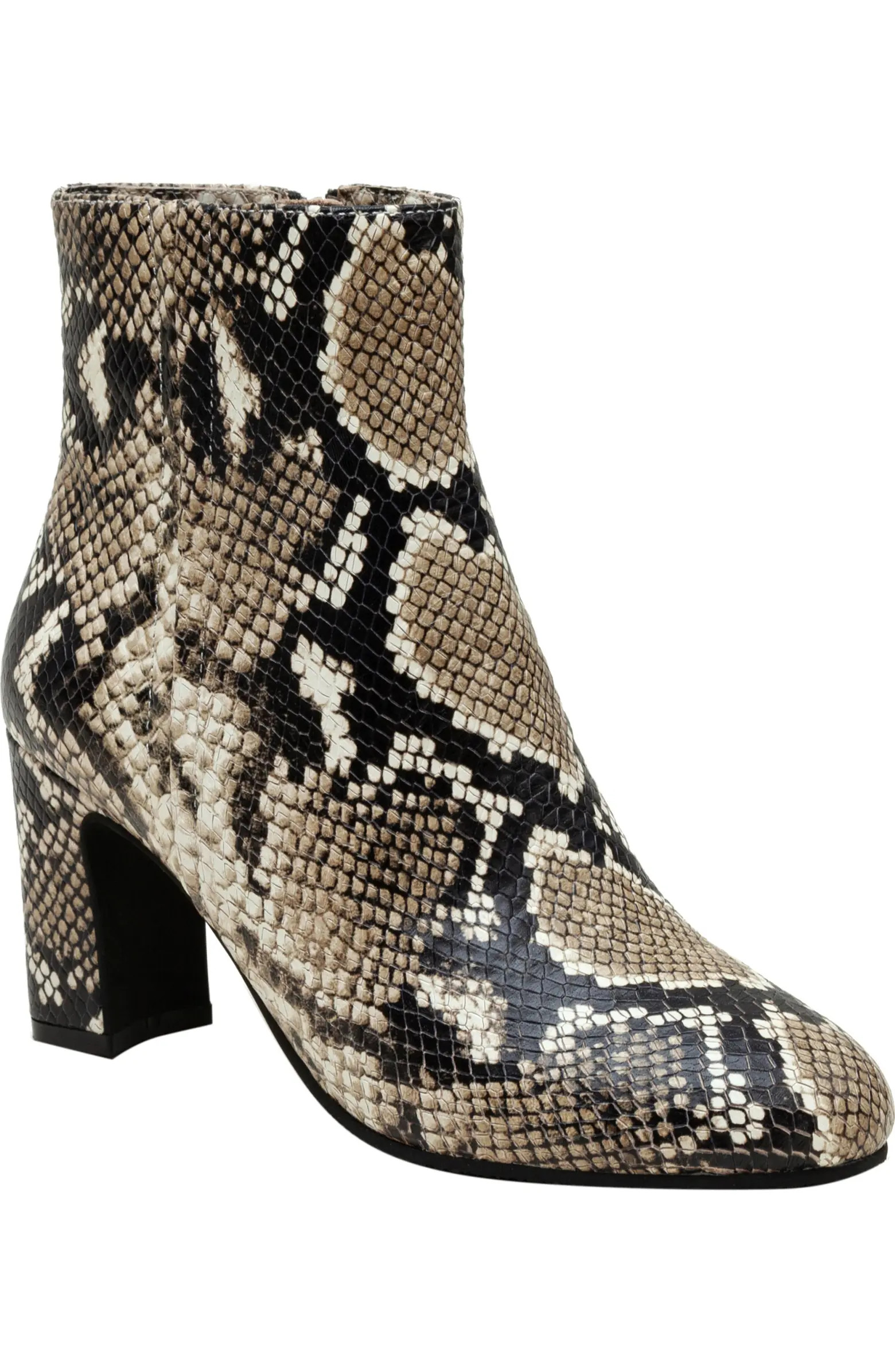 Linea Paolo Wylda 2 Snakeskin Embossed Bootie (Women) | Nordstrom | Nordstrom