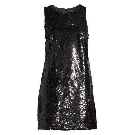 Scoop Women's Sleeveless Sequin Dress | Walmart (US)