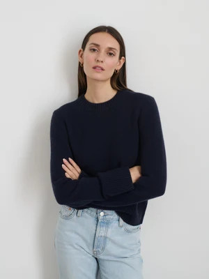 Marais Crewneck Sweater In Cashmere | Alex Mill