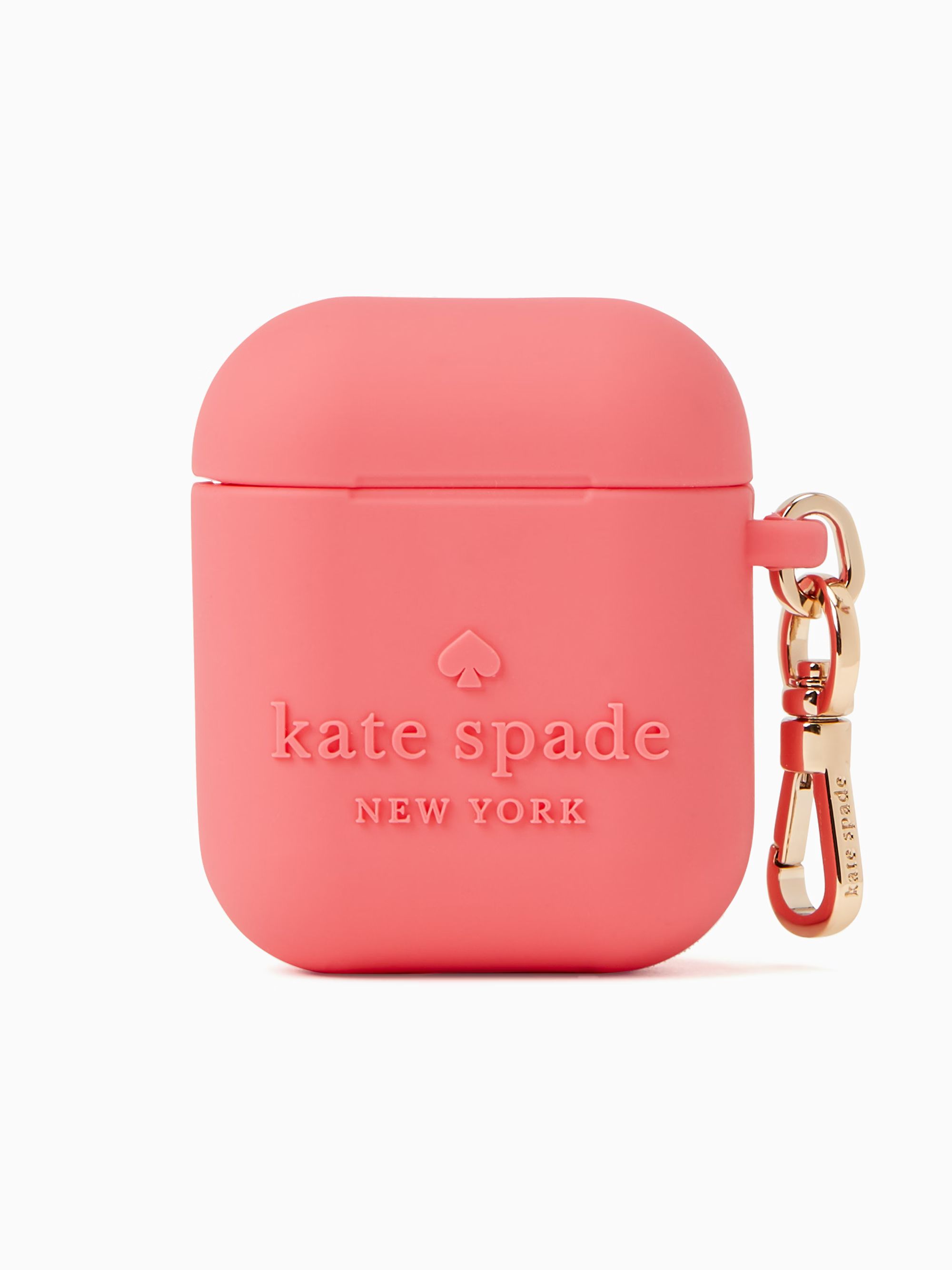 other embossed silicone kate spade logo airpod case | Kate Spade Outlet