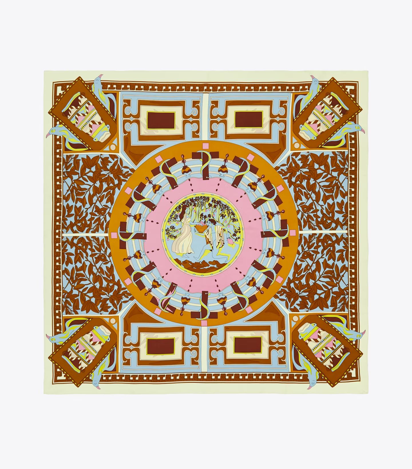 T GARDEN OVERSIZED SQUARE SCARF | Tory Burch (US)