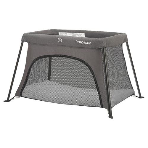 Pamo Babe Travel Crib for Baby - Mini Lightweight Baby Playard with Zip Door, Easy to Carry | Amazon (US)
