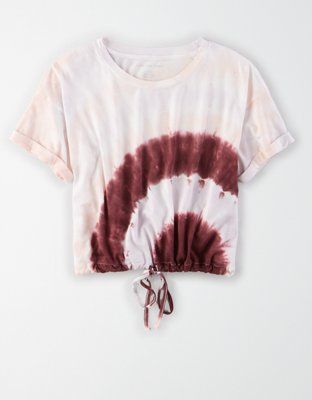 AE Cinched Waist T-Shirt | American Eagle Outfitters (US & CA)