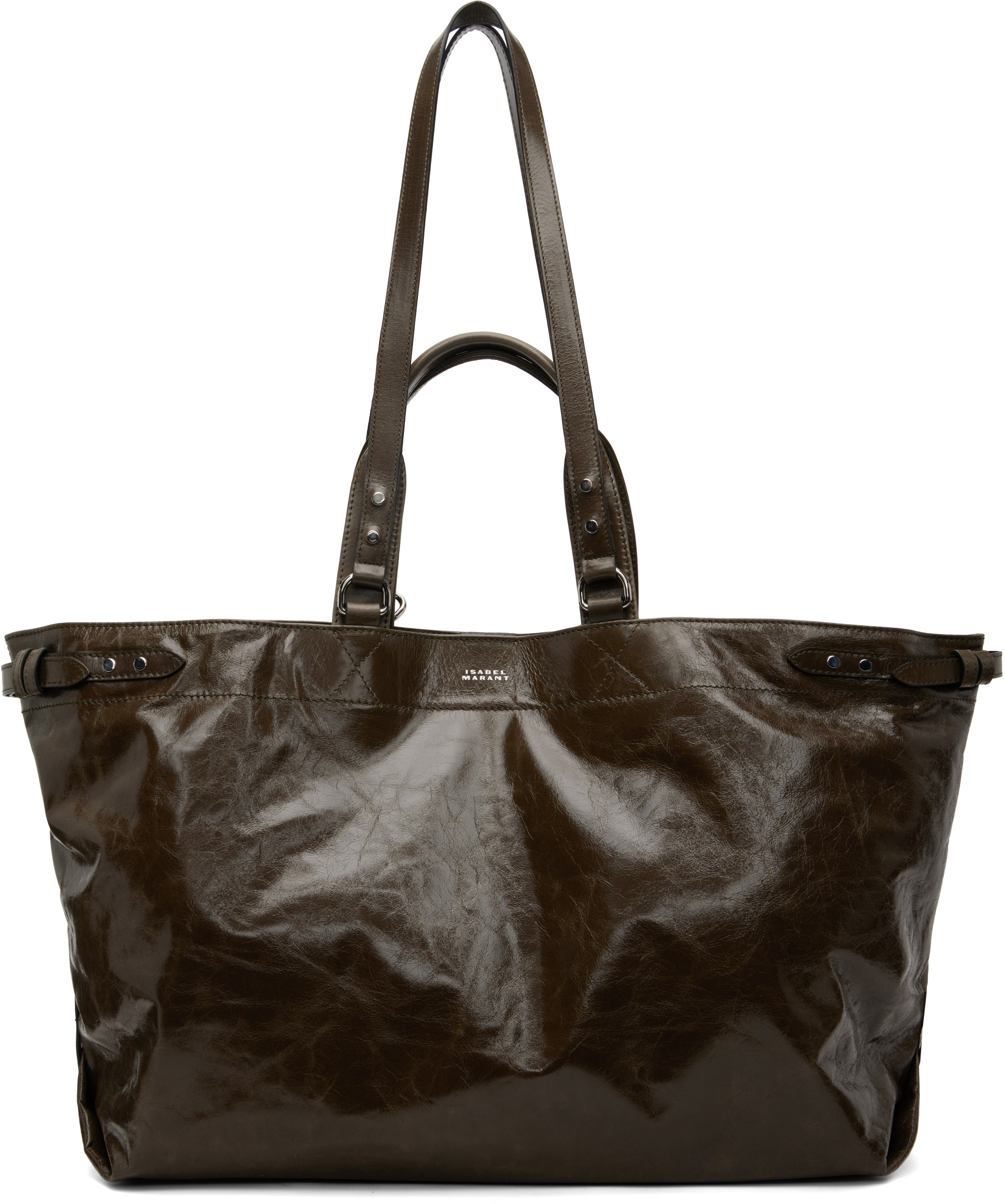 Isabel Marant Khaki Winna Tote | SSENSE