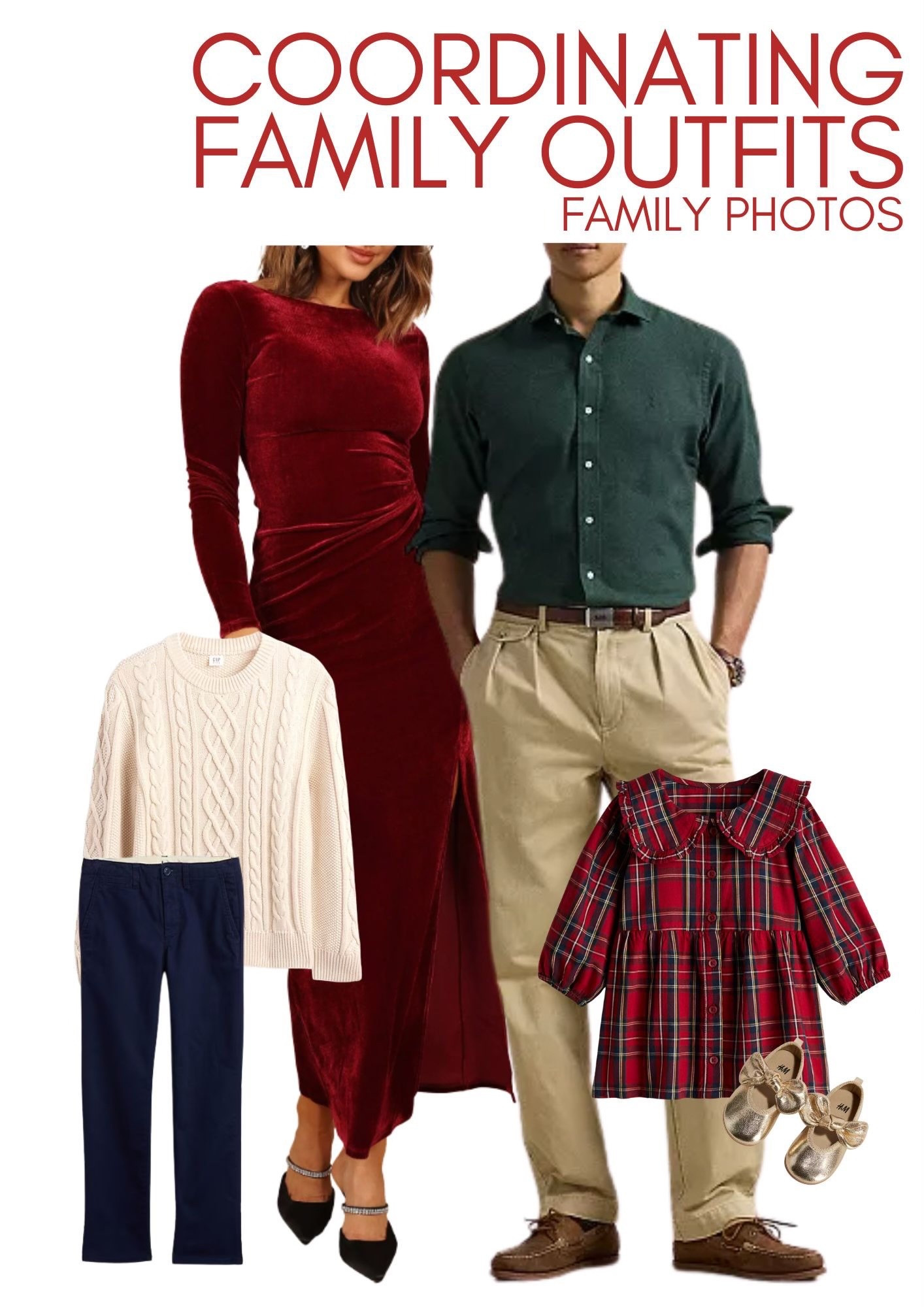 Have you taken holiday photos yet? These outfits would look so great together! 

#LTKHoliday #LTKmomlife #LTKFindsUnder100