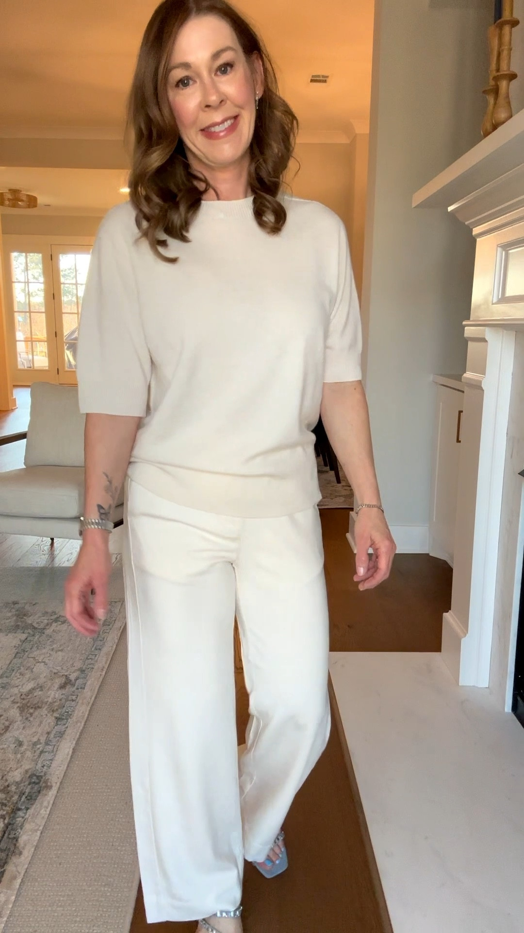 Target drawstring pants TTS (comes in Short, Regular, Tall)
Cream Sweater (will link similar) 
#target #targetstyle #monochromatic 

#LTKPetite