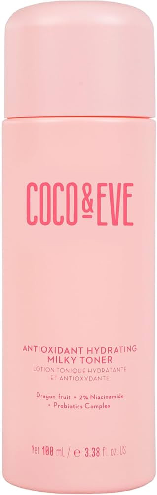 Coco & Eve Antioxidant Hydrating Milky Toner. Gentle Face Toner to Boost Hydration, Radiance, Sup... | Amazon (US)