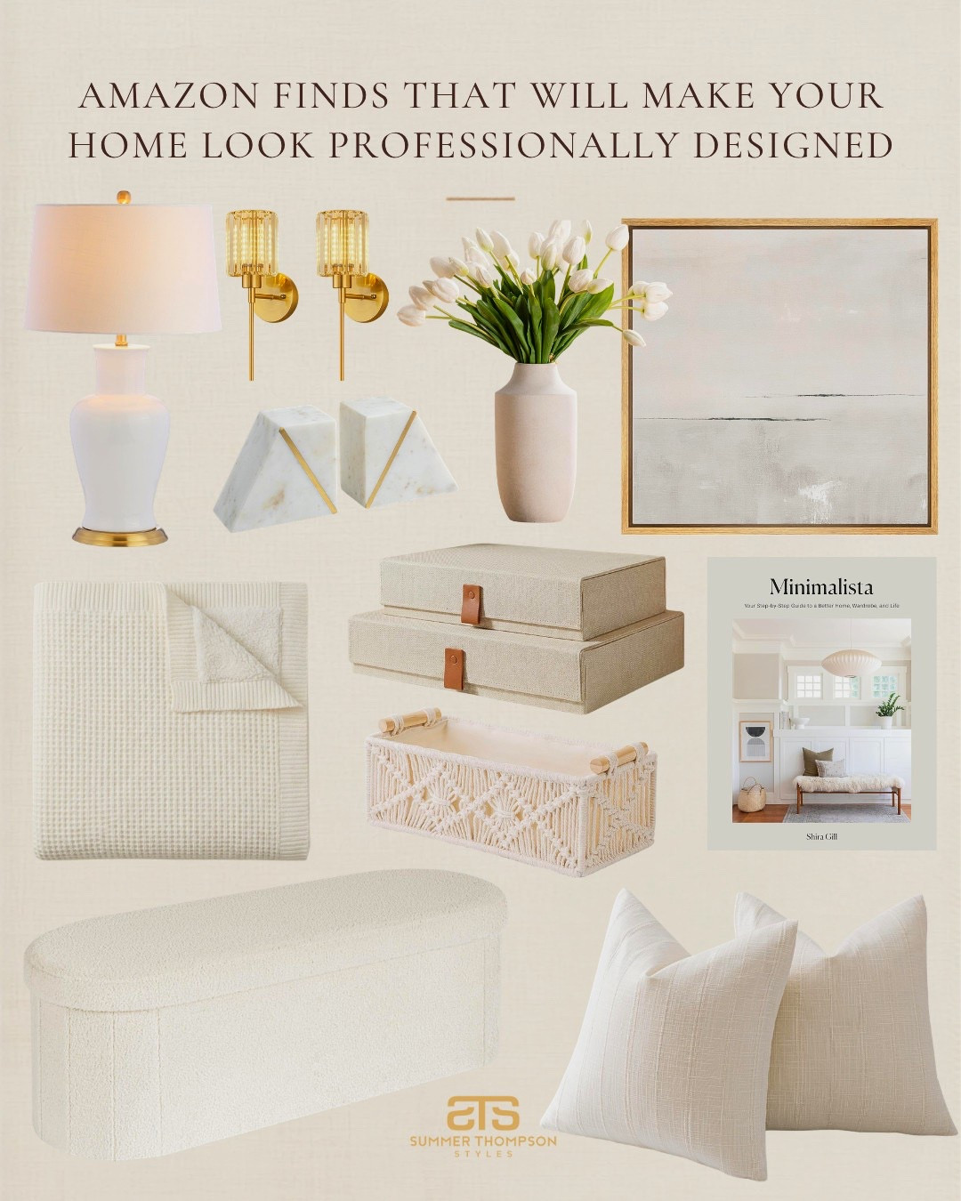 The secret to a professionally designed home might just be Amazon! These finds are the ones that pull a whole space together and make everything look curated, intentional and elevated all at once.

#amazonfinds #amazonhome #amazonhomedecor #homedecor #homeinspo #interiordesign #elevatedhome #affordableluxury #designerlookforless #affordabledecor #curatedhome #homeinspiration #amazondeals #professionaldesign

#LTKU #LTKHome #LTKdayinmylife