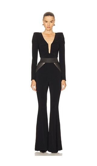 Bloom Jumpsuit in Black | Revolve Clothing (Global)