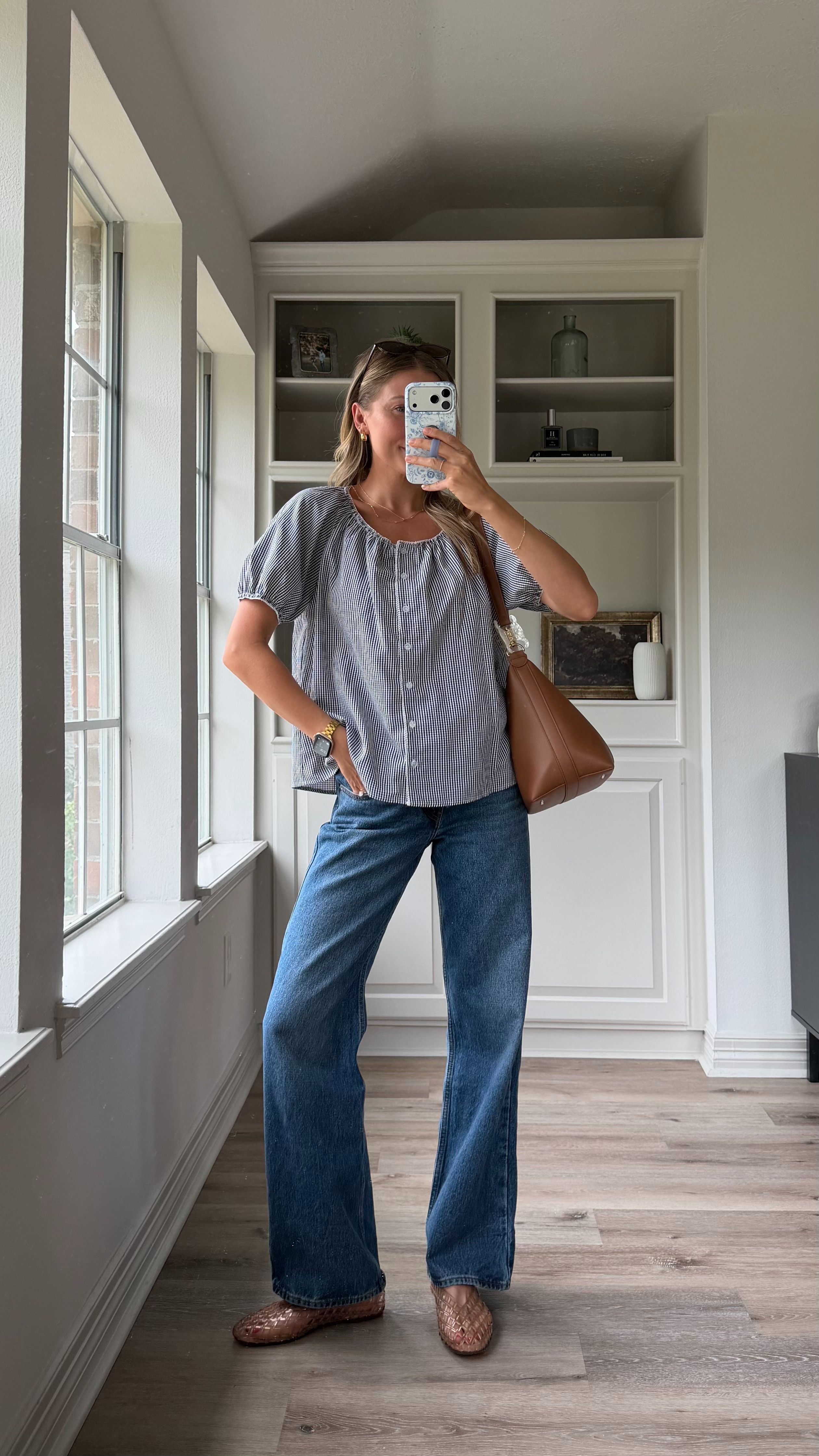 Cute casual summer outfit! Top super flowy - wearing small!  

 #LTKootd #LTKmomlife