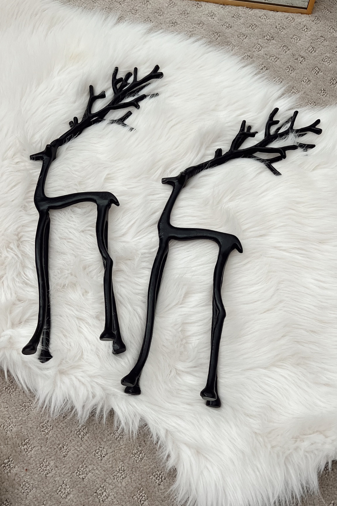 These exact ones are currently sold out, but here’s similar reindeer. I’ll be watching for a restock 🦌🖤

#LTKGiftGuide #LTKHoliday #LTKHome