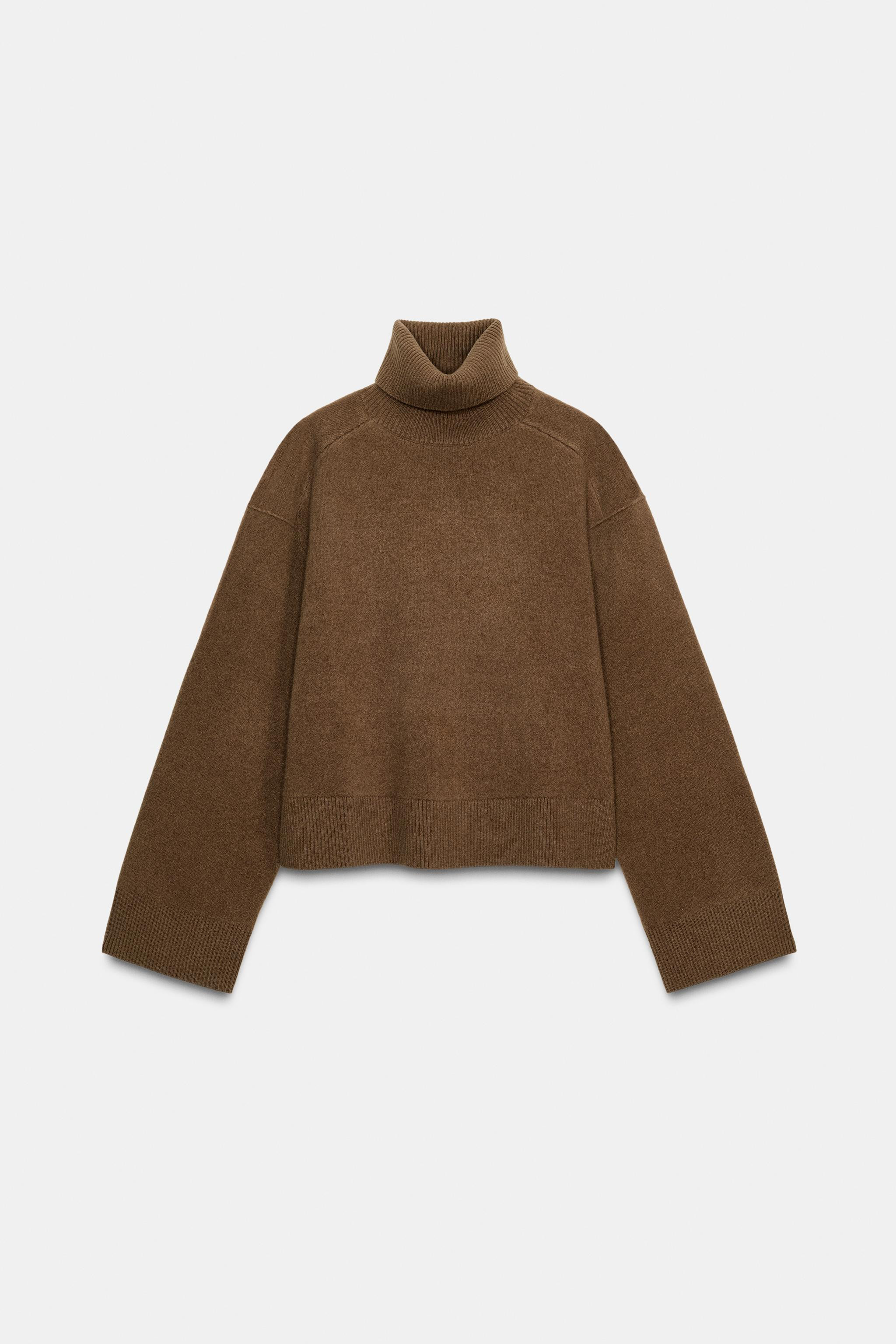95% WOOL HIGH NECK JUMPER | Zara UK