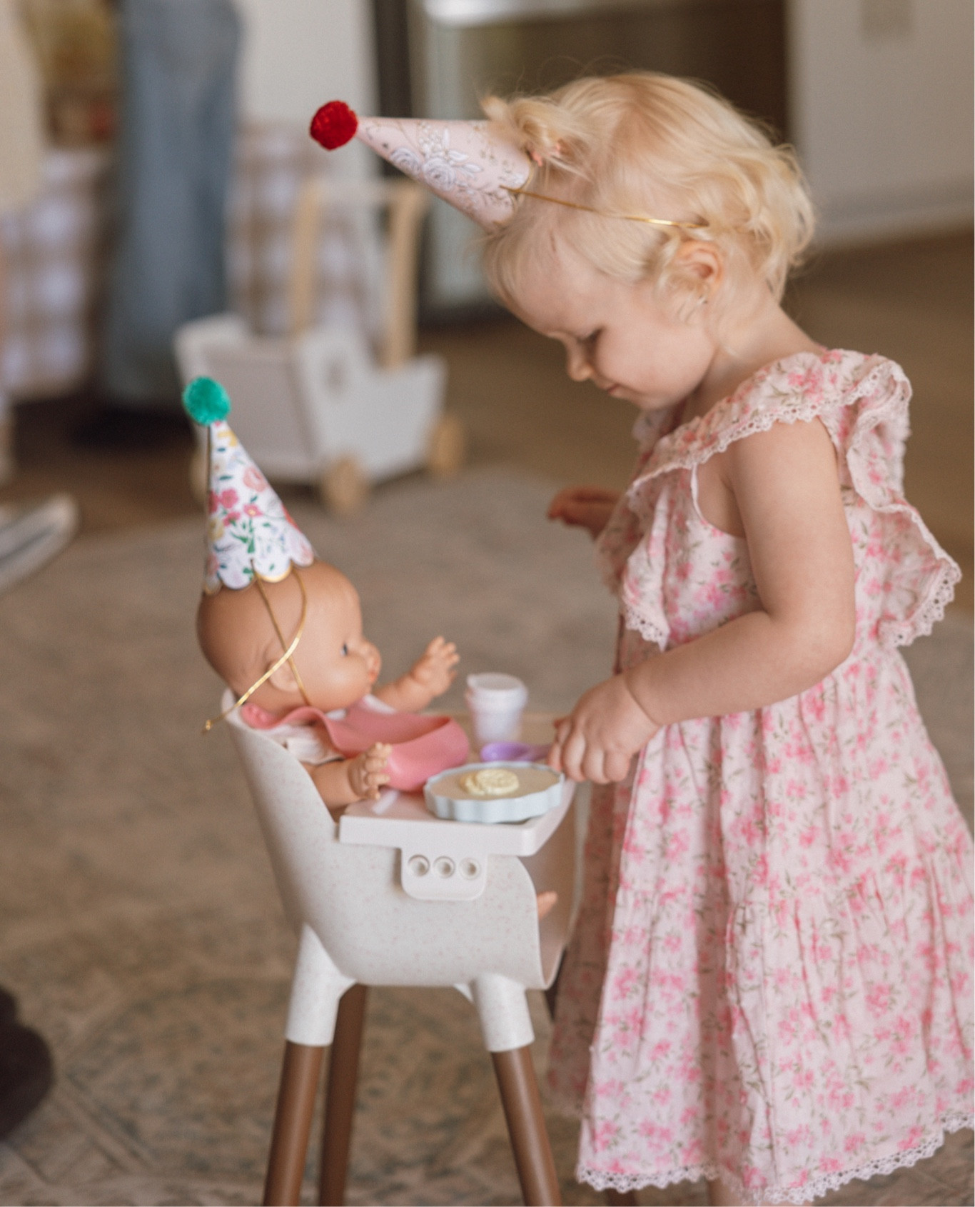 The cutest baby doll accessories! (Doll is from Playroom collective and it is the 13” minikane doll) but we love this highchair and food set!

#LTKkids #LTKbaby #LTKfindsunder50