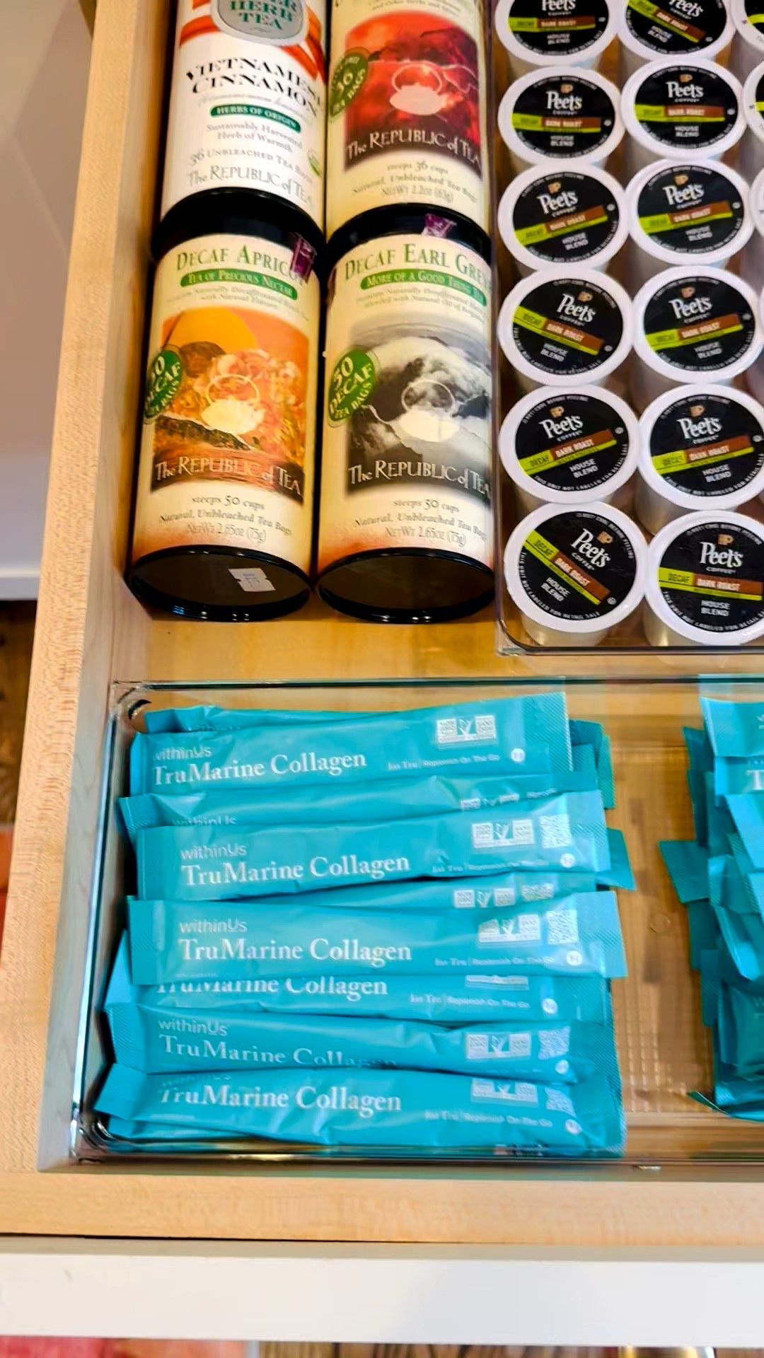 Start your day with a drawer that’s as organized as your coffee routine. These acrylic drawer organizers hold tea, collagen sticks, and K-cups perfectly. Shop the exact drawer inserts and must-have coffee bar essentials linked here.

#LTKHome #LTKSeasonal #LTKFindsUnder50