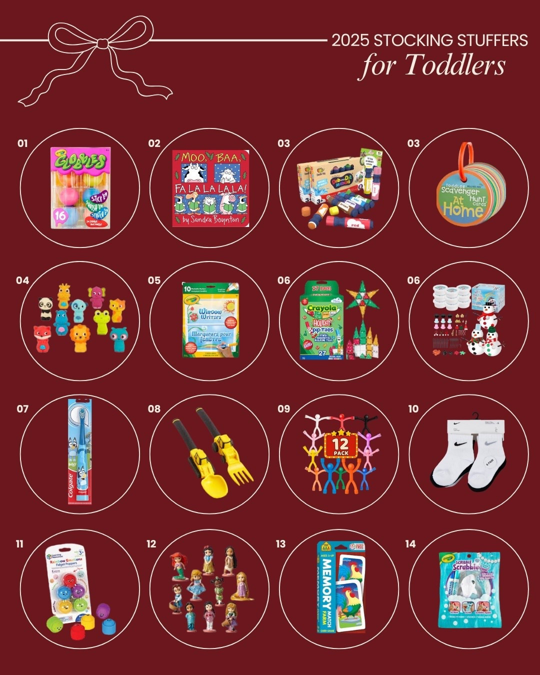 Stocking Stuffers: for Toddlers 

#LTKKids #LTKGiftGuide #LTKHoliday