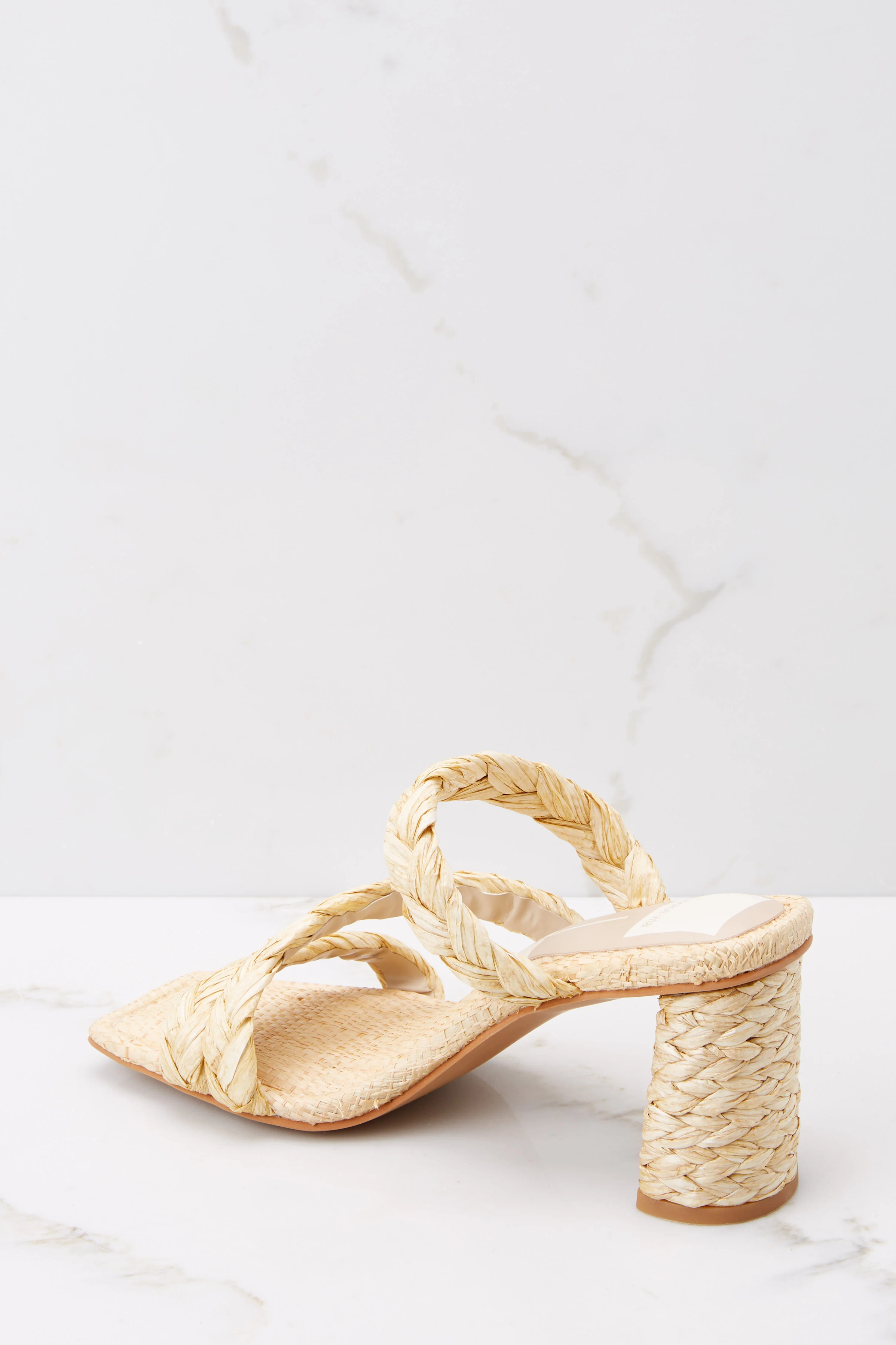 Pang Light Natural Raffia Sandals | Red Dress 