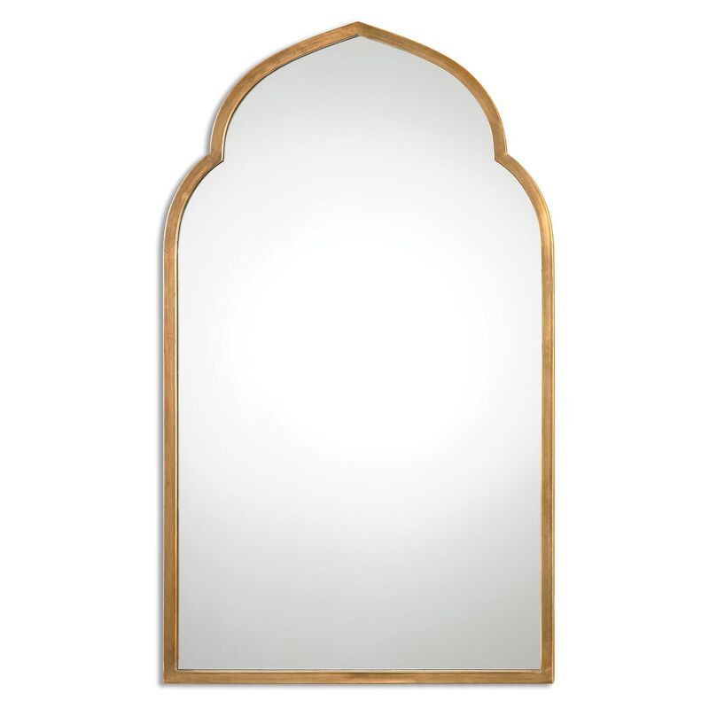 Arch Wall Mirror, Gold | One Kings Lane