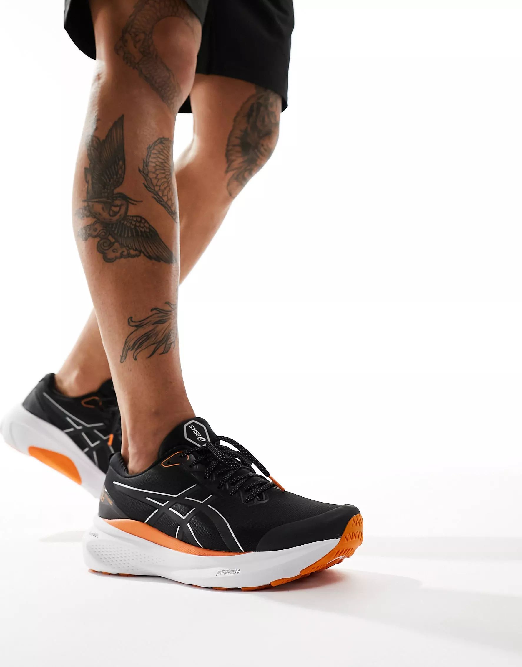 Asics Gel-Kayano 30 Lite-Show stability running trainers in black | ASOS (Global)