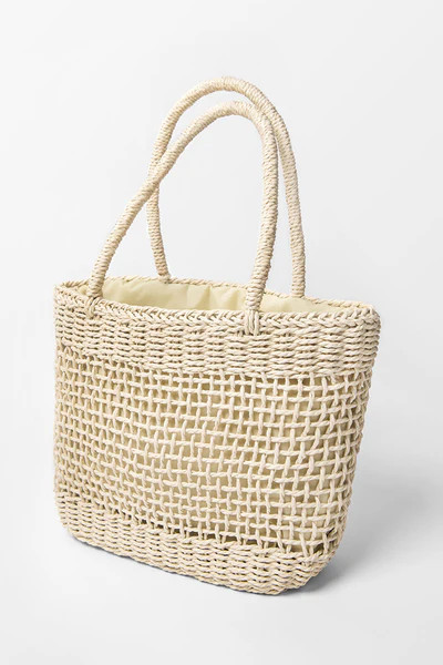 Oceanside Braided Tote Bag | Cupshe