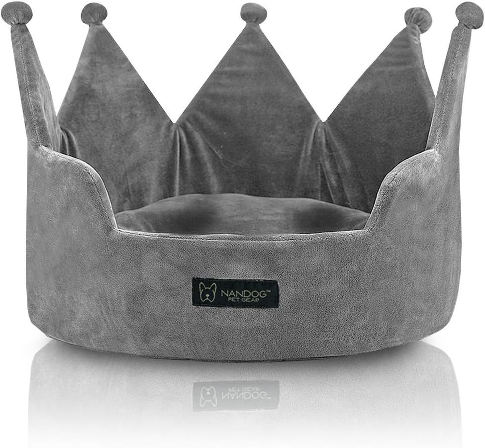 NANDOG PET Gear Crown Dog and Cat Bed Collection for Small Breeds - Made of Ultra Soft Micro-Plus... | Amazon (US)