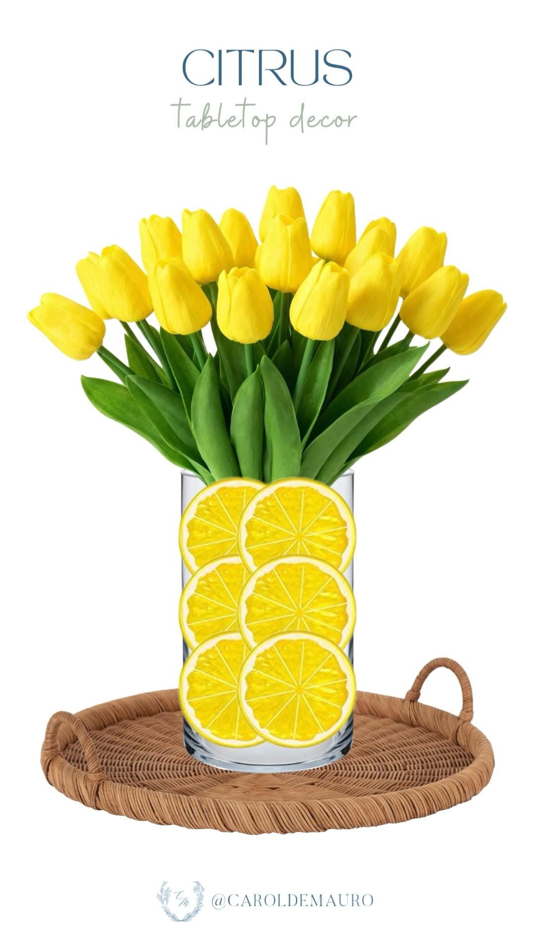 A little pop of yellow for the table! This citrus hack is such an easy way to elevate a simple vase of flowers. It smells as fresh as it looks!

amazon home, tabletop decor, citrus, decor inspo, entryway, kitchen counter, DIY vase, floral arrangement

#LTKSeasonal #LTKU #LTKHome