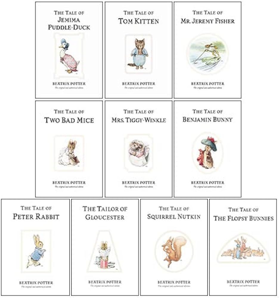 Peter Rabbit Library 10 Books Collection Set By Beatrix Potter(Flopsy Bunnies, Jemima Puddle-Duck... | Amazon (US)